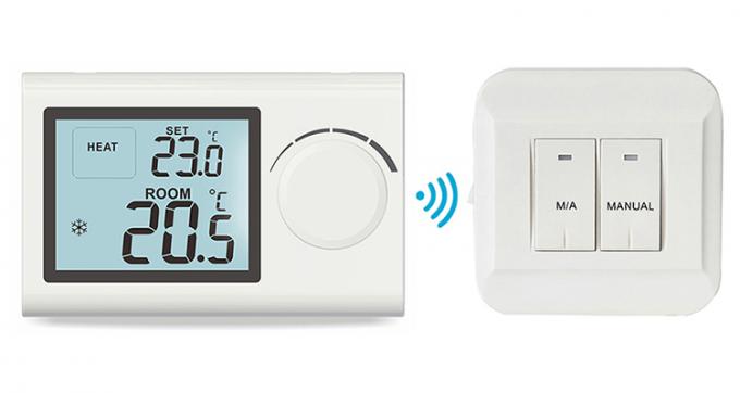 Termostato sem fio eletrônico da sala do aquecimento de assoalho do aquecimento do painel LCD