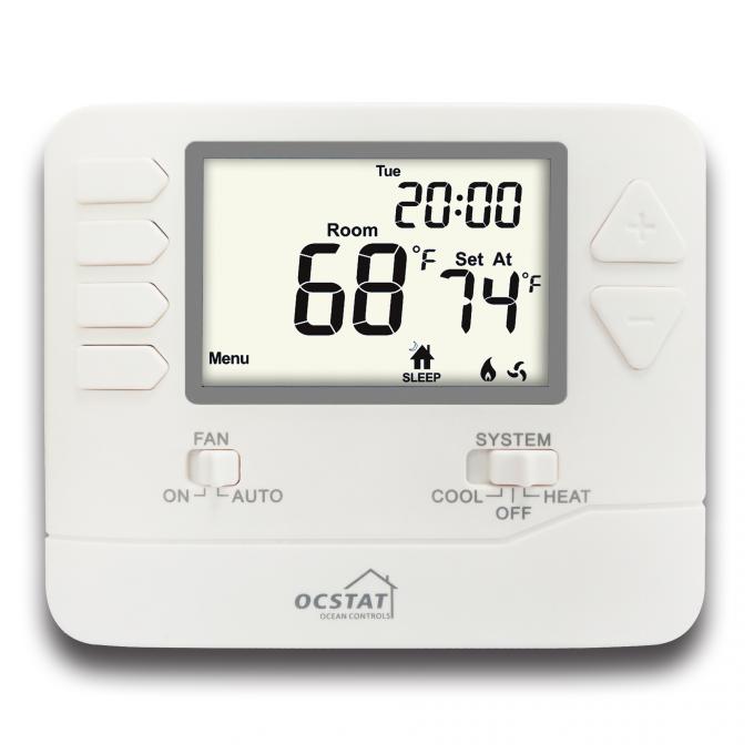 Do termostato caloroso do assoalho da sala de OCSTAT Digitas luminoso azul de poupança de energia