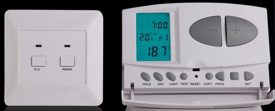 Termostato sem fio do condicionador de ar, termostato da sala com temporizador