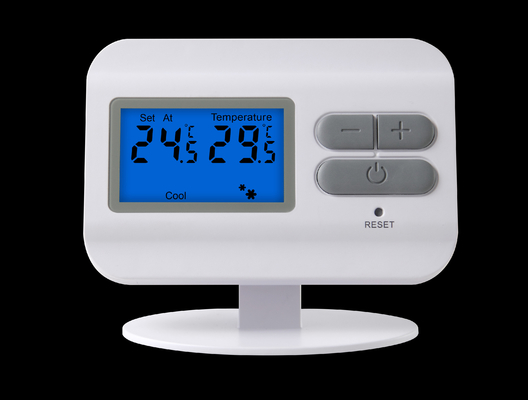 Termostato não programável de Digitas do branco, termostato da única fase com interruptor DE LIGAR/DESLIGAR