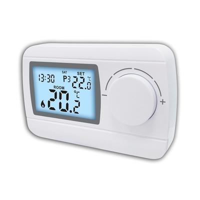220V ABS branco RF termostato sem fio programável da sala de 7 dias para o aquecimento