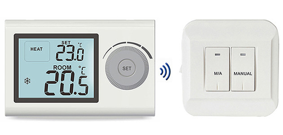 User-Friendly Programmable Electronic Room Thermostat for HEAT/COOL Style Energy-Saving