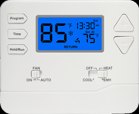 Voice Control HVAC Thermostat Heating and Cooling Control Mode Configurable for Electric or Gas Boiler