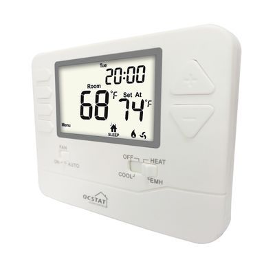 Suuwer Industrial Automation ABS Heat Pump Temperature Controller Air Conditioning Thermostat with 3.84 Sq.in. Display Size