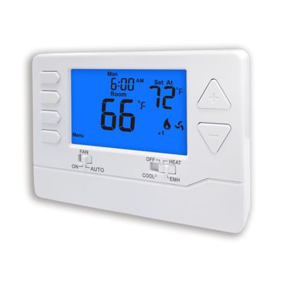 Energy-Saving 2 Heat 2 Cool Heat Pump Thermostat Load Rating 1.5 Amp Maximum All Terminals Combined