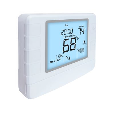 RIseem Effortlessly Control Your HVAC System with 7 Day Programmable Thermostat Anti-Flammable ABS PC Material