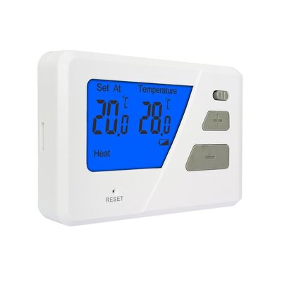 118 X80 X26 Mm Digital Room Thermostats Featuring Orange Blue Green Backlight Color Suitable for Climate Management in Offices