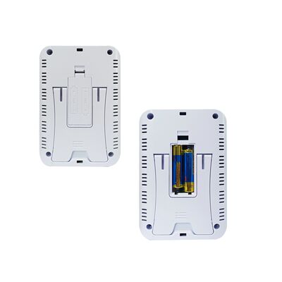 Anti-flammable PC ABS Wireless Room Thermostat 230V Load Rating 2x AAA 15V Lithium Battery Energy Temperature Control Device