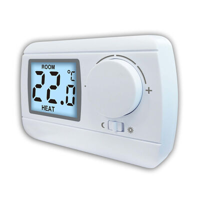 Non Programmable RF Wireless Heating Thermostat Control Component Designed for Industrial Heating and Cooling Systems