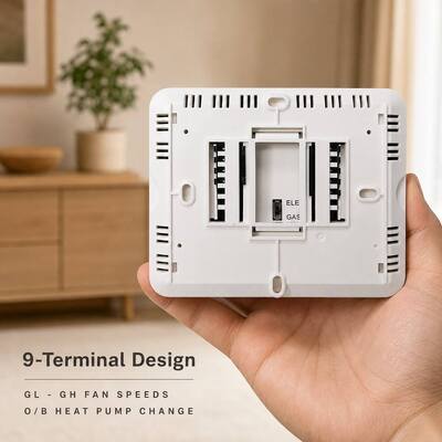 STN731 OEM/ODM LCD 24V Wired Electronic Conventional or Heat Pump Non Programmable Hotel Thermostat for PTAC Unit