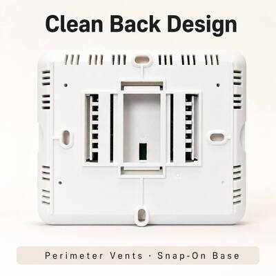 STN855 24V LCD Touch Screen 7 Day Heat Pump Programmable 2 Heat Cool Thermostat EM HEAT