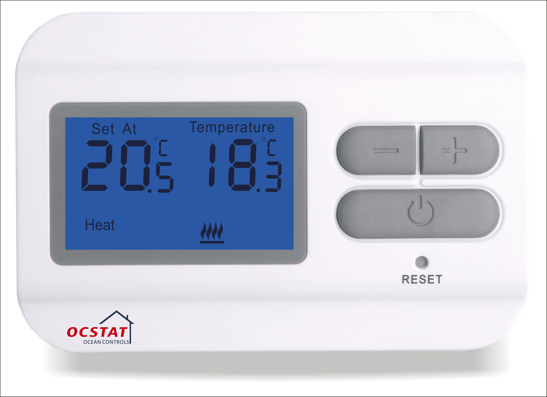 Termostato não programável da sala prendida/termostato brilhante do aquecimento de assoalho