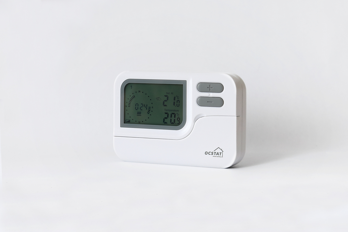 Dois termostato do calor do fio do termostato 2 da sala de fio somente termostato underfloor prendido programável do sistema de uma ATAC de 7 dias