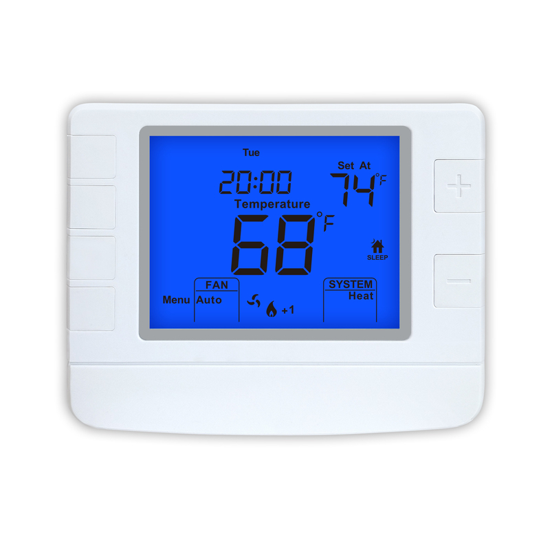 Auto Changeover Universal AC LCD Display Non Programmable Thermostat 24 Volt