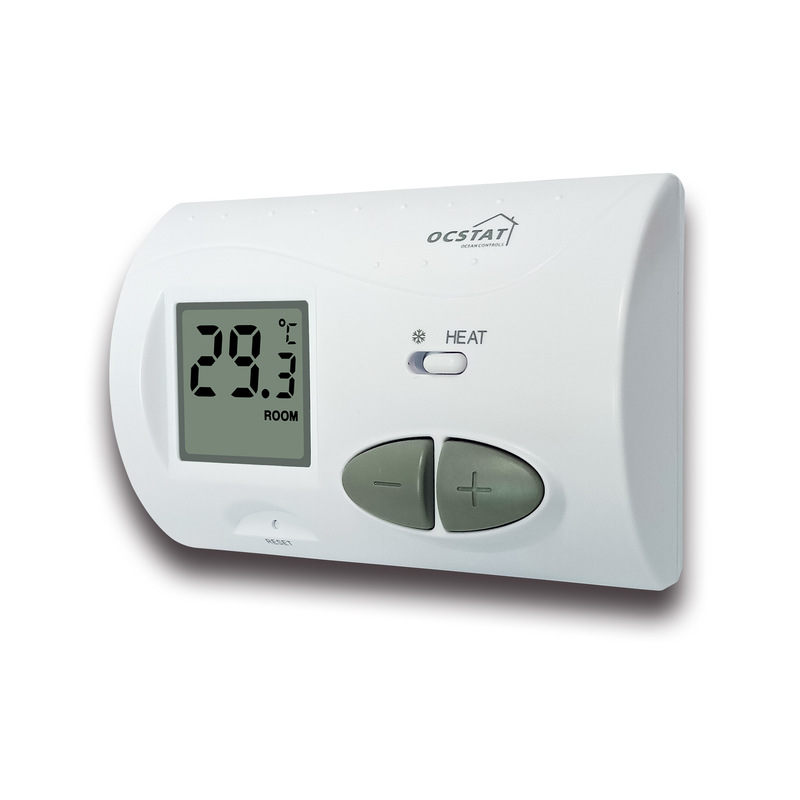 Simple Non - Programmable Digital Room Thermostat with Customized Color