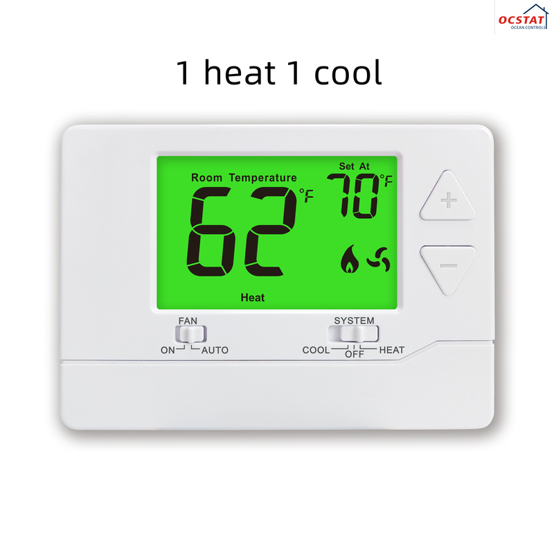 1H/1C Non Programmable Thermostat for Heat Pump without Auxiliary Or Emergency Heat
