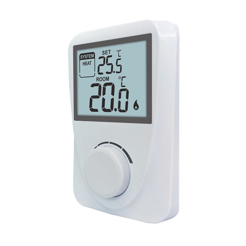 Display Temperature Range 3°C to 37°C in 0.1°C Increments Boiler Room Thermostat with Temperature Control and Adjustable Temperature Range 5°C to 35°C in 0.5°C Increments