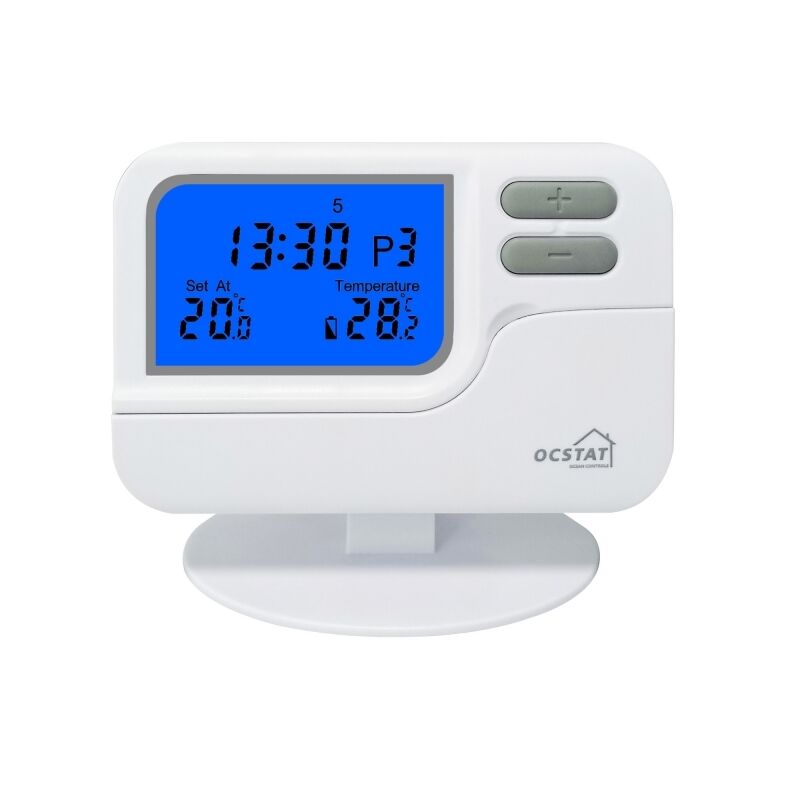 230V Anti Flammable PC ABS Wireless Boiler Programmable Heating Thermostat Featuring Temperature Ranges 0°C To 35°C In 0.1°C Increments For HVAC System Integration
