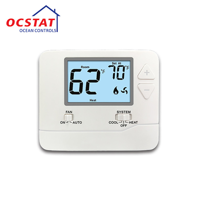 PTAC termostato com fio não programável PTAC 2H/1C bomba de calor ou 1H/1C convencional STN731