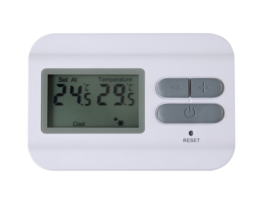 Termostato não programável prendido para o aquecimento e o condicionamento de ar