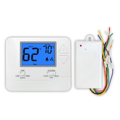 Riseem ABS ignífugo Sub - Base Digital Room PTAC Wireless Smart Home Termostato aquecimento e resfriamento EMC FCC
