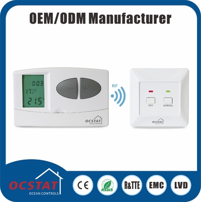 Termostato programável eletrônico do RF para a ATAC sem fio do termostato da sala da radiofrequência do sistema de aquecimento 868MHZ