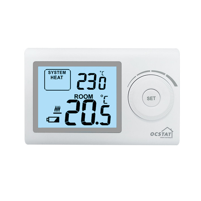 Caldeira de gás Riseem Branco Radiante Temperatura Não Programável Caldeira Termostato Para Interior