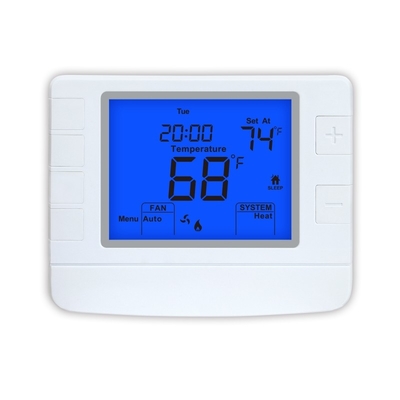 Riseem ABS 1 calor 1 frio Ar condicionado termostato doméstico programável para sistema HVAC
