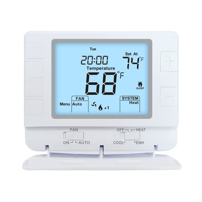 termostato não programável da casa da bomba de calor do condicionamento de ar 24V para o sistema da ATAC