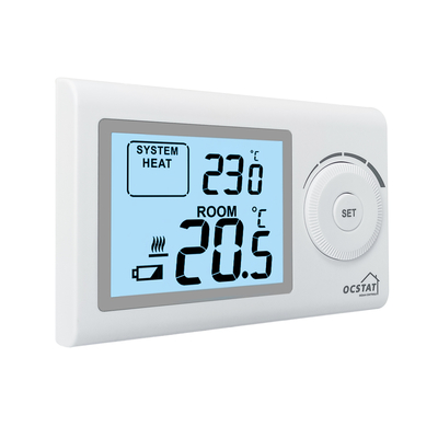 Controle de temperatura de elevação Sala de aquecimento com fio Termostato não programável para aquecimento doméstico 230VAC