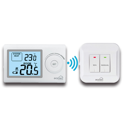 Riseem Wireless Não-programável Digital RF Sala termostato, Caldeira termostato