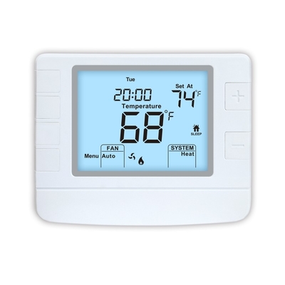 Aquecimento e menu refrigerando do termostato da sala 24V de Digitas da exposição do LCD do ajuste - programável conduzido