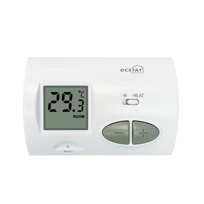 Riseem Ar condicionado de quarto não programável termostato com bateria 2 * AA
