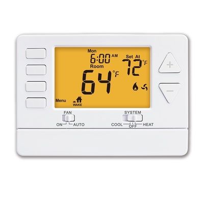 Ar condicionado de estágio único Controlador de temperatura digital Aquecimento Riseem Termostato com bateria