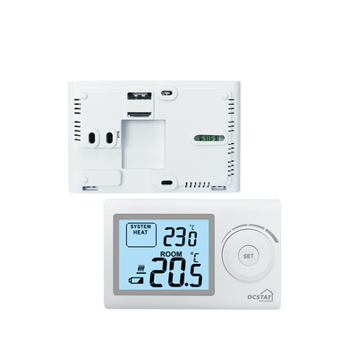 Riseem ABS Display LCD Branco Não Programável Digital Home Termostato Para aquecimento