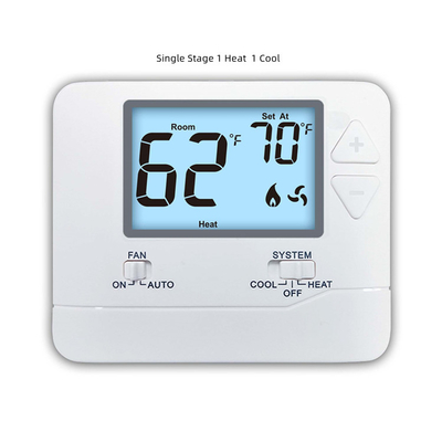 Riseem ABS Não programável Digital aquecimento e temperatura do quarto de arrefecimento 24V termostato doméstico com quadro