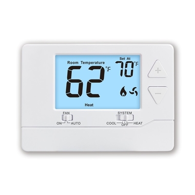 Controlador de Ar Condicionado 24V Temperatura Digital Aquecimento Termostato Doméstico Não Programável