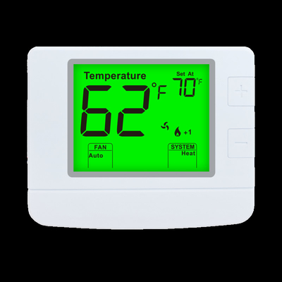 Riseem ABS 24V Sala de controle de temperatura digital Termostato 2 calor 2 frio Termostato não programável STN1220
