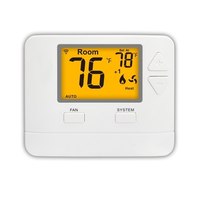 Riseem 24V não programável TUYA bomba de calor Smart Home termostato STN721W Ar condicionado WiFi termostato Ac com Alexa