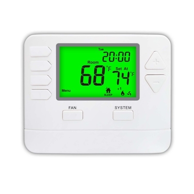 Riseem New WFI 24V Digital LCD 2 calor 1 frio Pomba de calor programável controlador de temperatura WiFi termostato AC com Alexa