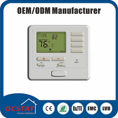 Aquecimento e menu refrigerando do termostato da sala 24V de Digitas da exposição do LCD do ajuste - programável conduzido