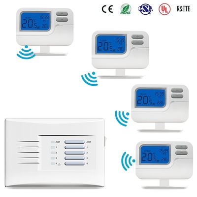 Alimentação da bateria Controle de temperatura digital Aquecimento Riseem Termostato com bloqueio do teclado