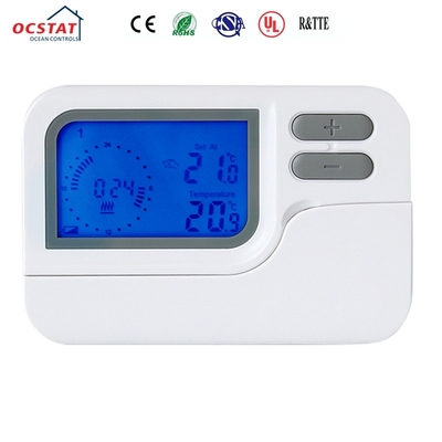 230VAC 7 dias Programação digital de sala de aquecimento por piso termostato de elevação com interruptor de calor / frio