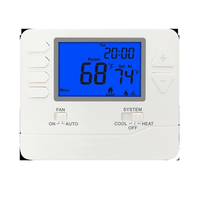 Termóstato Digital de Ambiente com Precisão de ±1C, com Alimentação por Bateria e Visor LCD para Ajuste Preciso da Temperatura