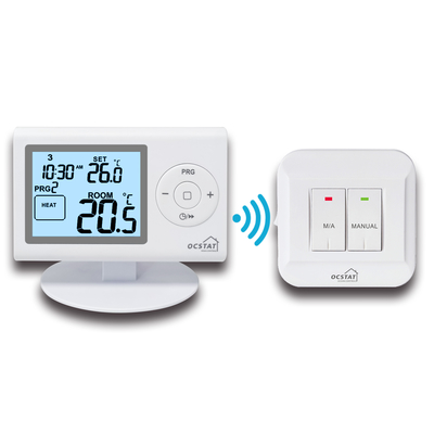 Termostato sem fio não programável para caldeira a gás