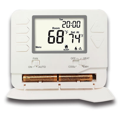 Bomba de calor de 24 V 2H1C Termostato programável com ecrã LCD