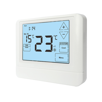 Fonte de alimentação para termostato HVAC potente e precisa 24VAC ou bateria 0,3KG Precisão da tela ±1℉ abaixo de 68℉