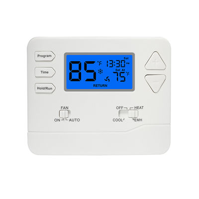 Funcionamento fiável de uma bomba de calor de fonte de ar com termostato com sensor interno NTC no modo de calor