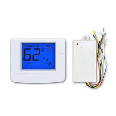 24V Sala sem fio PTAC WIFI TUYA termostato com ecrã LCD e estilo calor / frio
