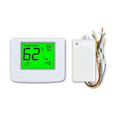 Termostato ambiente sem fios não programável com Wi-Fi 2.4GHZ Smart Life Compatível com Alexa Material PC ABS anti-chamas